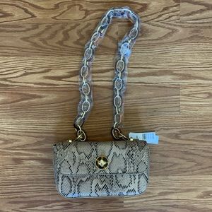 Topshop snakeskin purse